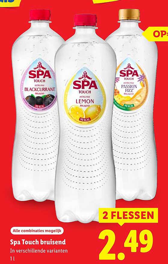 Spa Touch bruisend in verschillende varianten