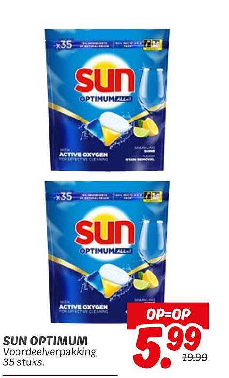 SUN OPTIMUM Voordeelpakket 35 stuks.