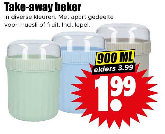 Take-away beker
