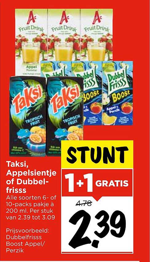 Taksi, Appelsientje of Dubbel-frisss
