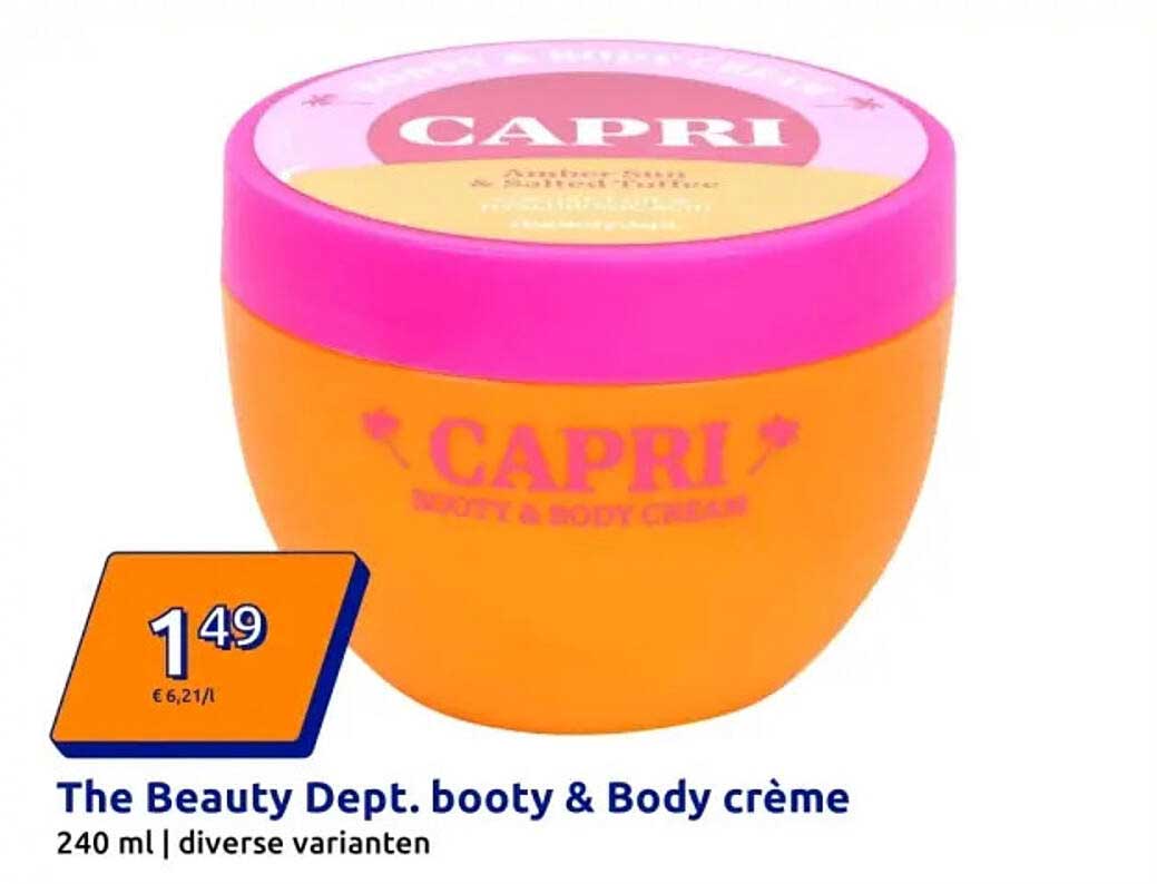 The Beauty Dept. booty & Body crème 240 ml | diverse varianten