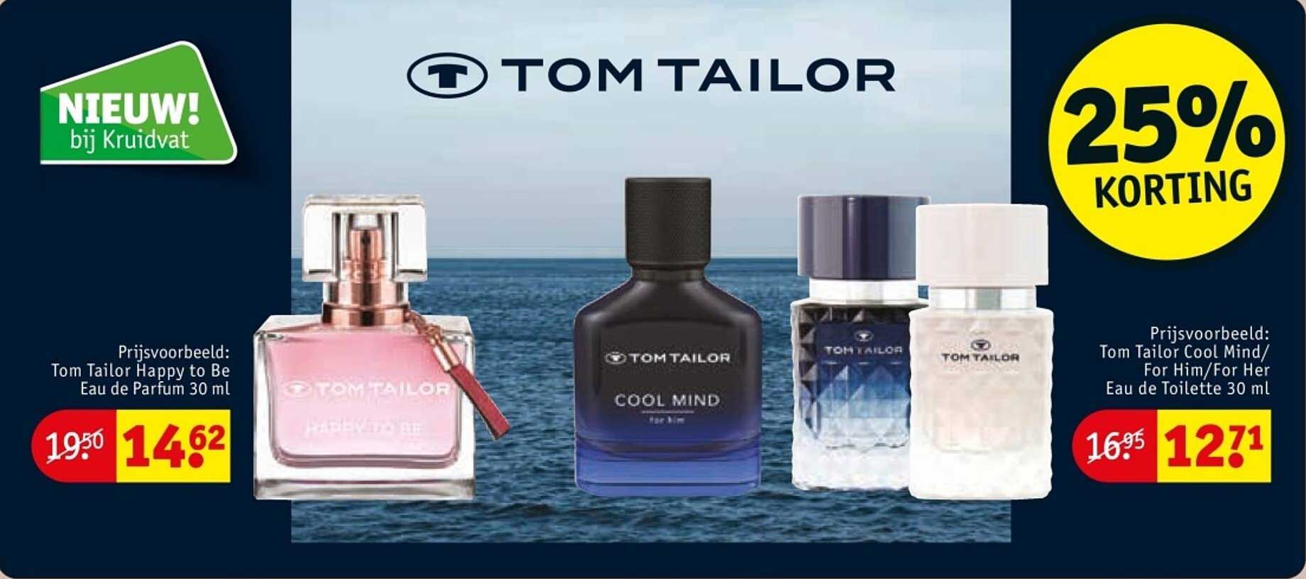 Tom Tailor Happy to Be Eau de Parfum 30 ml en Tom Tailor Cool Mind Eau de Toilette 30 ml