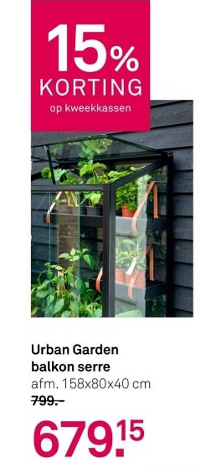 Urban Garden balkon serre