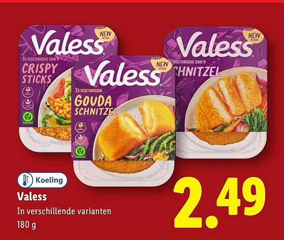 Valess in verschillende varianten 180 g