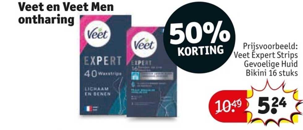 Veet en Veet Men ontharing