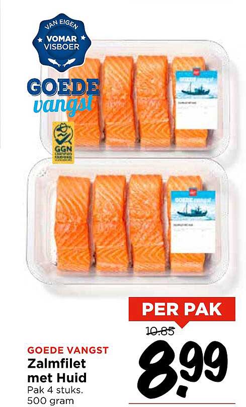 Zalmfilet met Huid