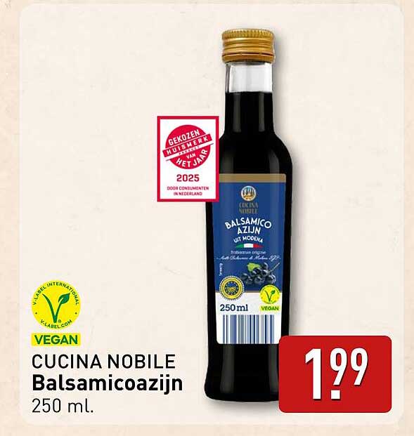 CUCINA NOBILE Balsamicoazijn 250 ml.