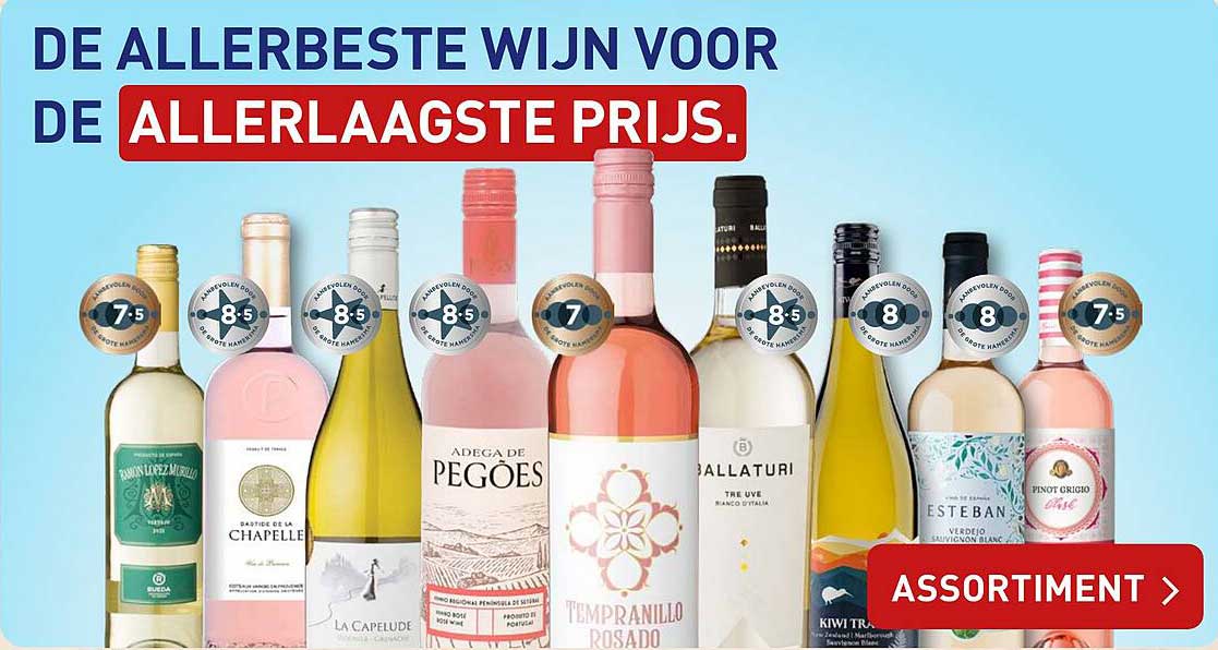 DE ALLERBESTE WIJN VOOR DE ALLERLAAGSTE PRIJS.