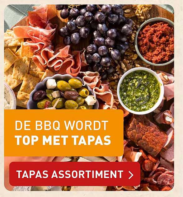 DE BBQ WORDT TOP MET TAPAS