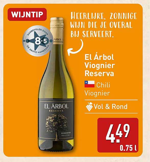 El Árbol Viognier Reserva