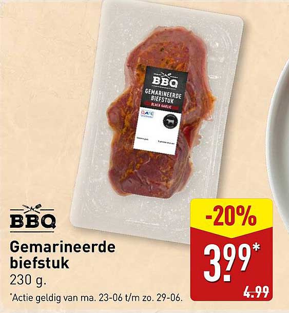Gemarineerde biefstuk