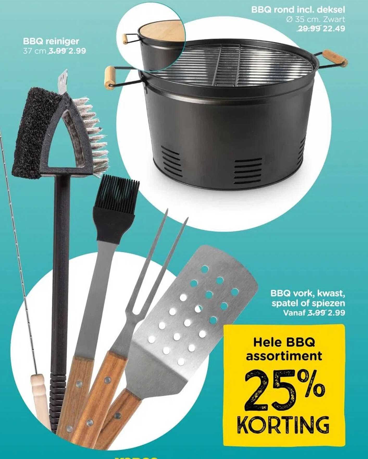 Hele BBQ assortiment 25% KORTING