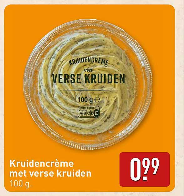 Kruidencrème met verse kruiden