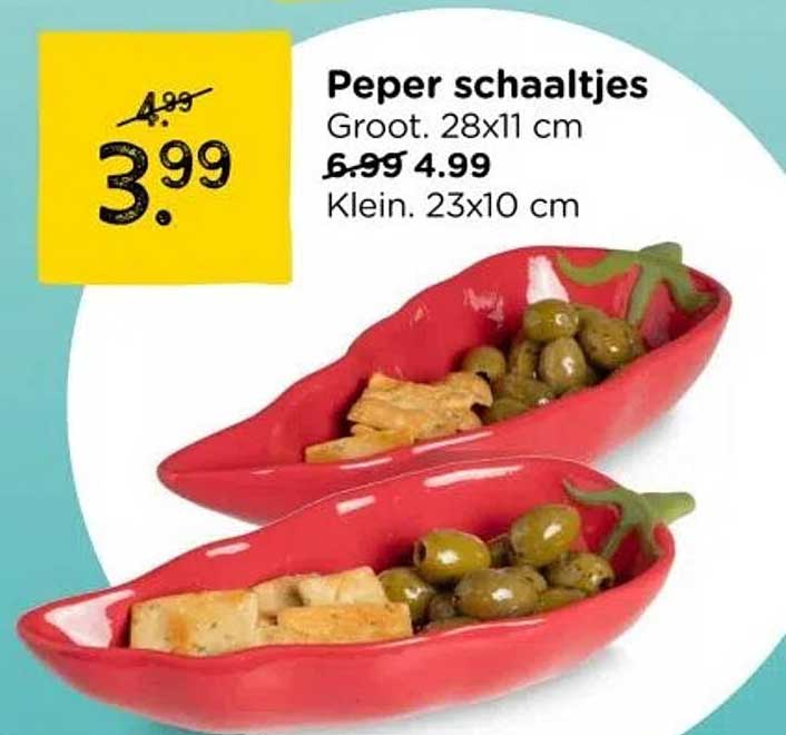 Peper schaaltjes