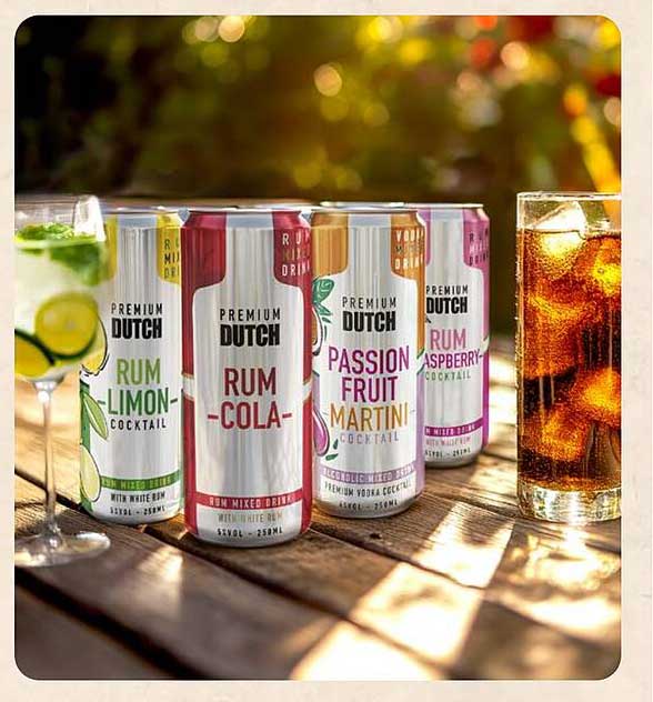 Premium Dutch Rum-cocktail assortiment