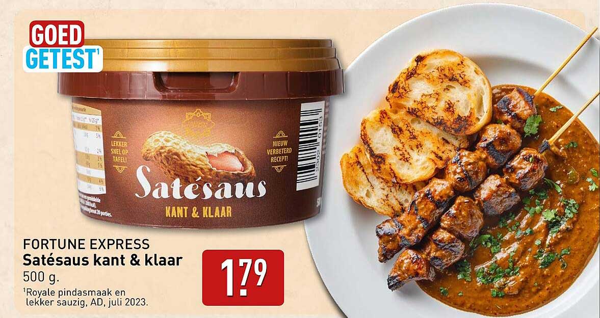 Satésaus kant & klaar