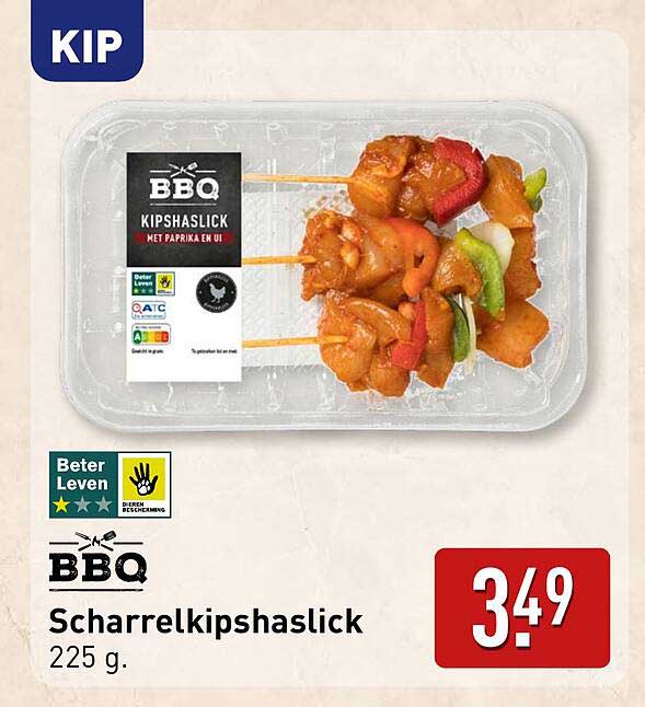 Scharrelkipshaslick 225 g.