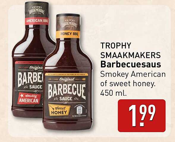 TROPHY SMAAKMAKERS Barbecuesaus