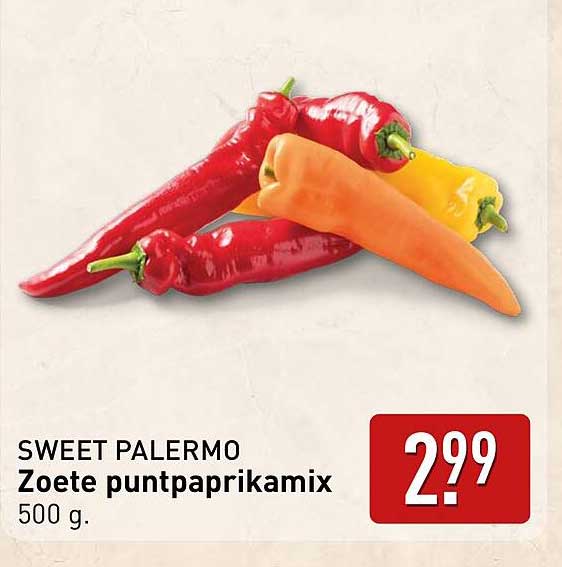 Zoete puntpaprikamix