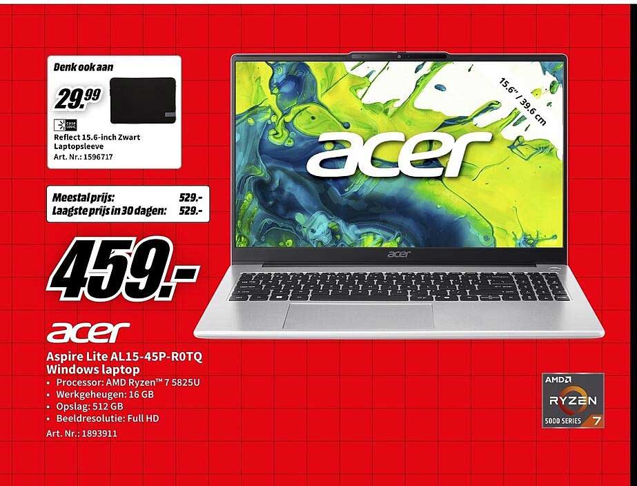 Acer Aspire Lite AL15-45P-R0TQ Windows laptop