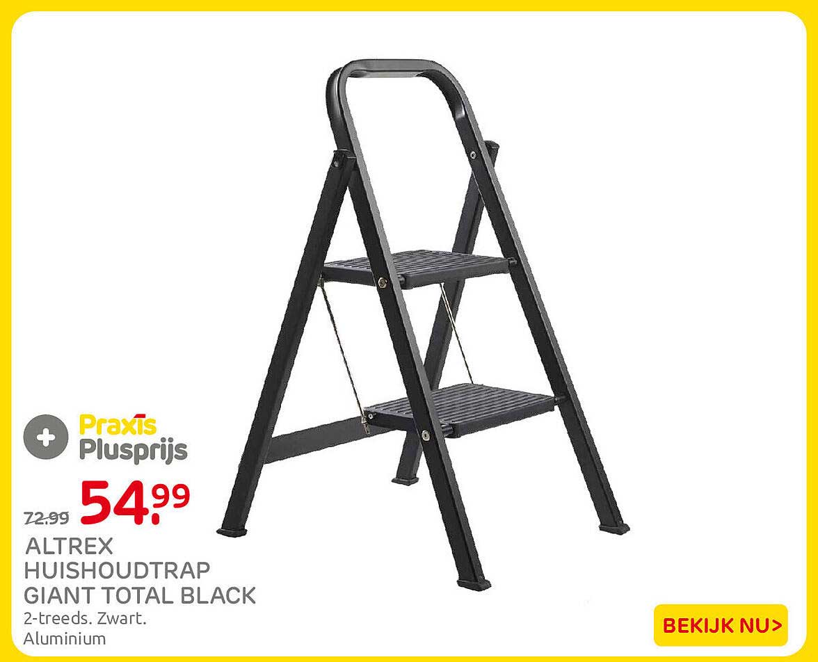 ALTREX HUISHOUDTRAP GIANT TOTAL BLACK
