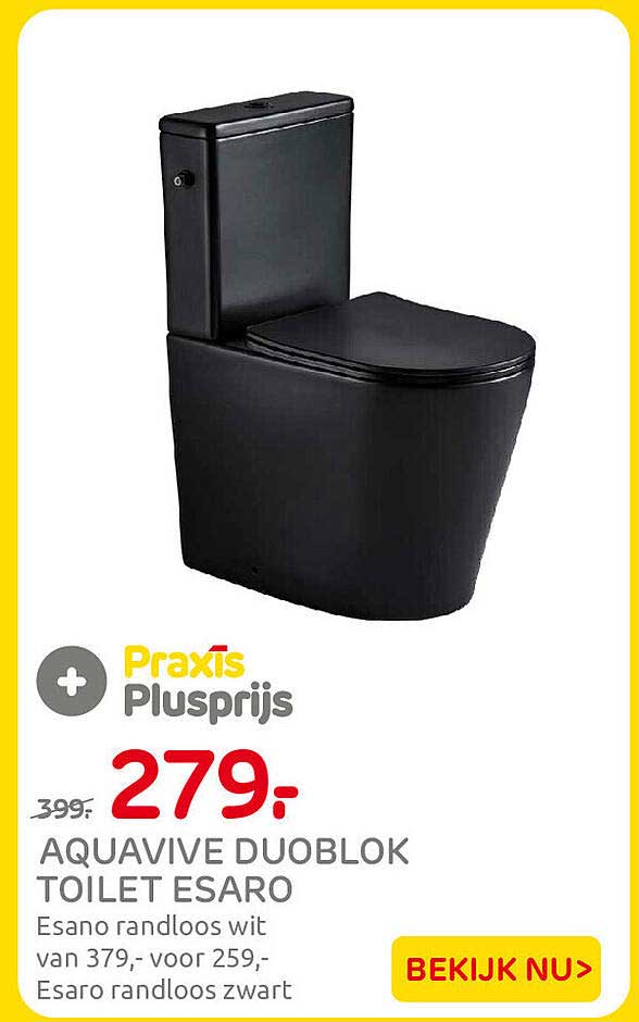 Aquavive Duoblok Toilet Esaro