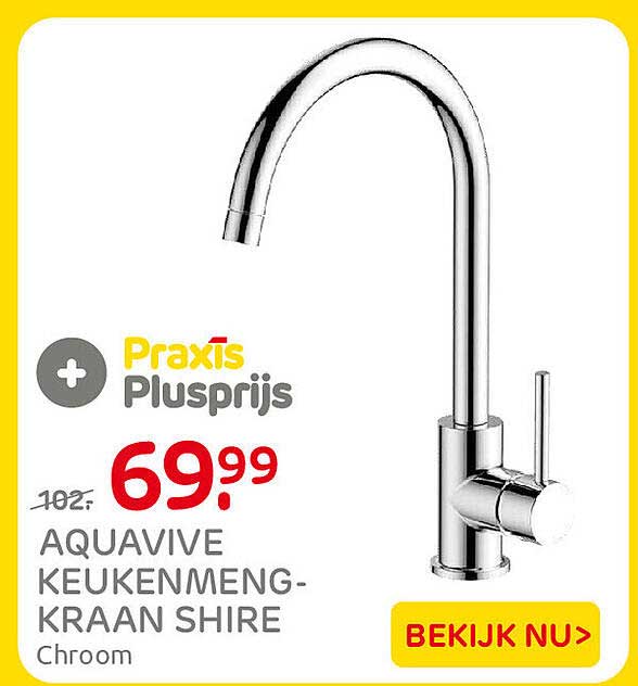 AQUAVIVE KEUKENMENG-KRAAN SHIRE Chroom