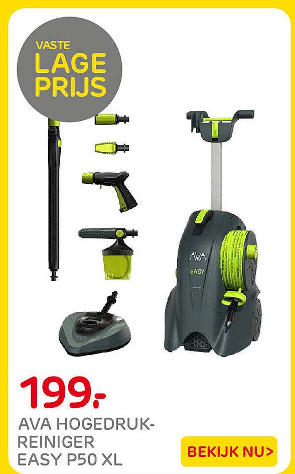 AVA HOGEDRUK-REINIGER EASY P50 XL