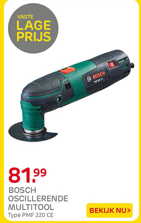 BOSCH OSCILLERENDE MULTITOOL Type PMF 220 CE