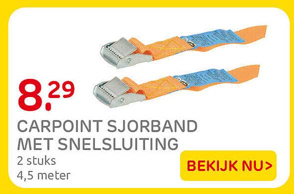 CARPOINT SJORBAND MET SNELSLUITING
