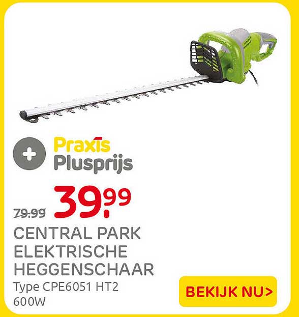 CENTRAL PARK ELEKTRISCHE HEGGESCHAAR