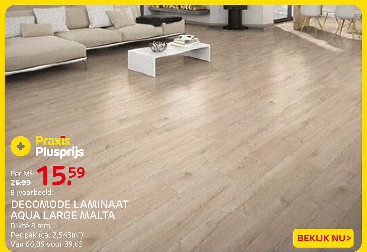 DECOMODE LAMINAAT AQUA LARGE MALTA