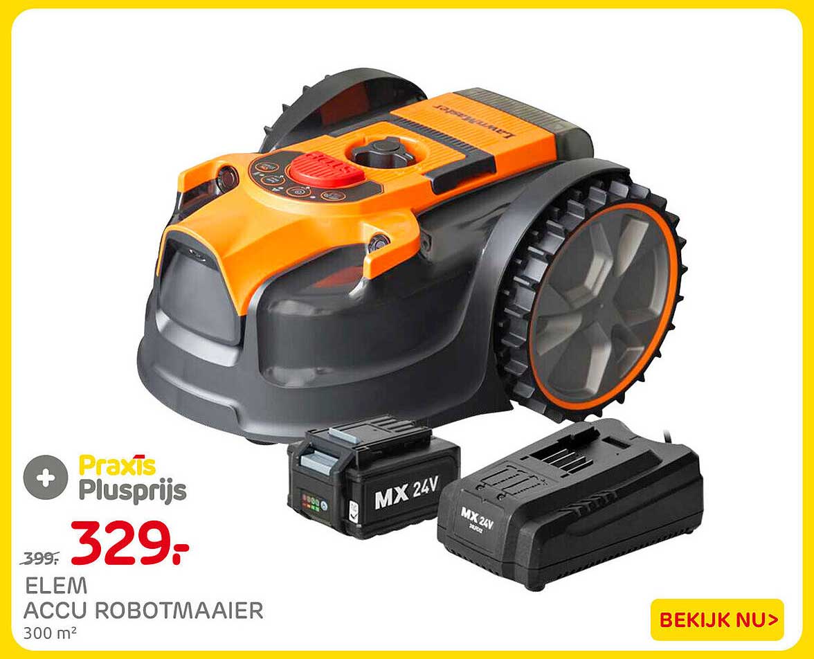 ELEM ACCU ROBOTMAAIER 300 m²