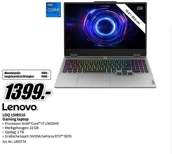 Lenovo LOQ 15IRX10 Gaming laptop