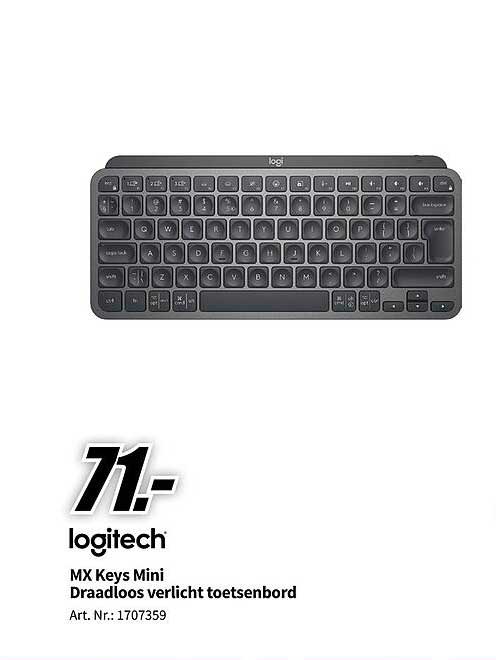 MX Keys Mini Draadloos verlicht toetsenbord