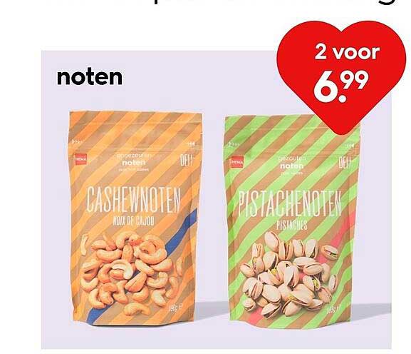 noten 2 voor 6.99