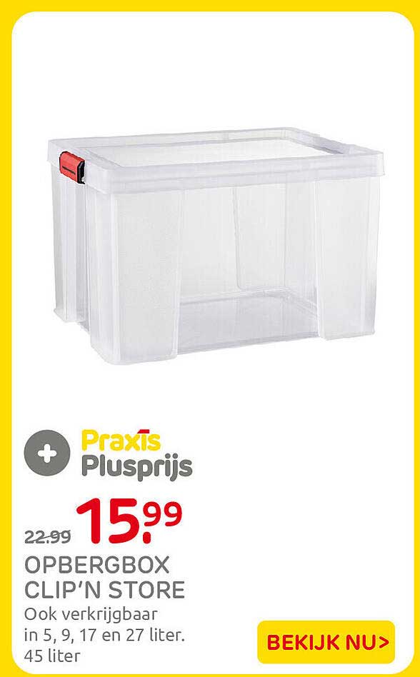 OPBERGBOX CLIP'N STORE