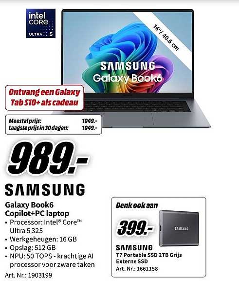 SAMSUNG Galaxy Book6 Copilot+PC laptop