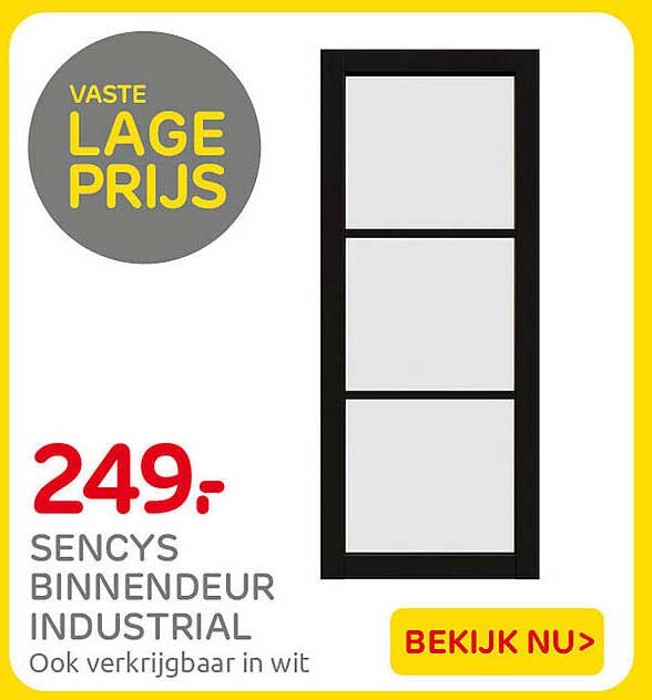 Sencys binnendeur industrial