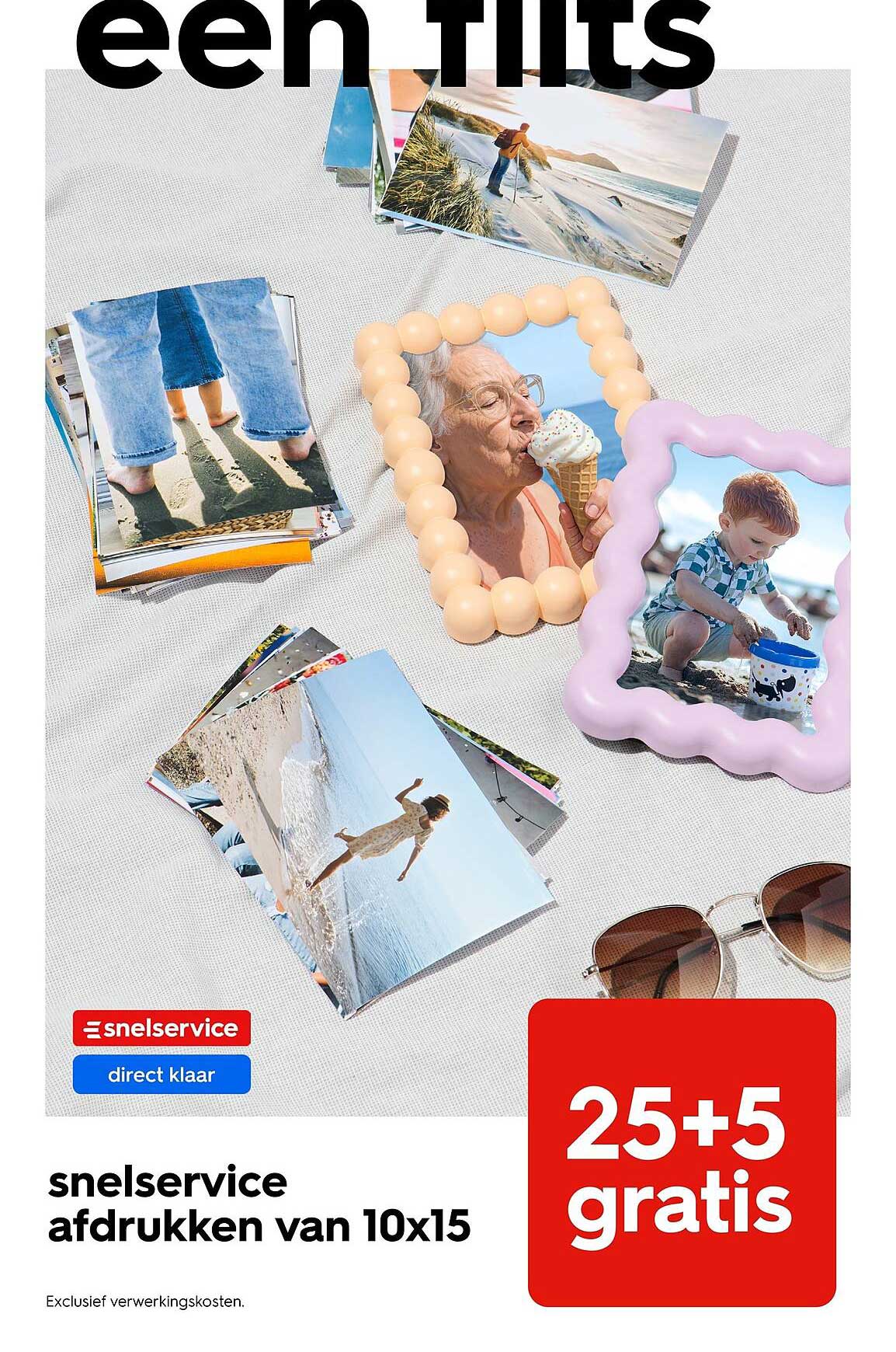 snelservice afdrukken van 10x15 25+5 gratis