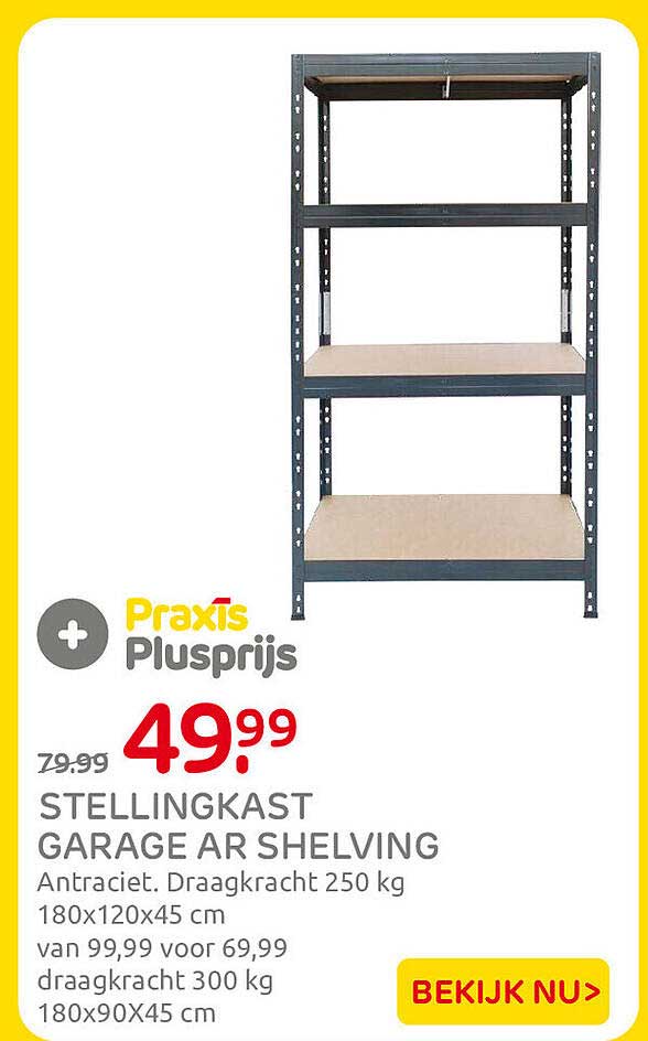 STELLINGKAST GARAGE AR SHELVING