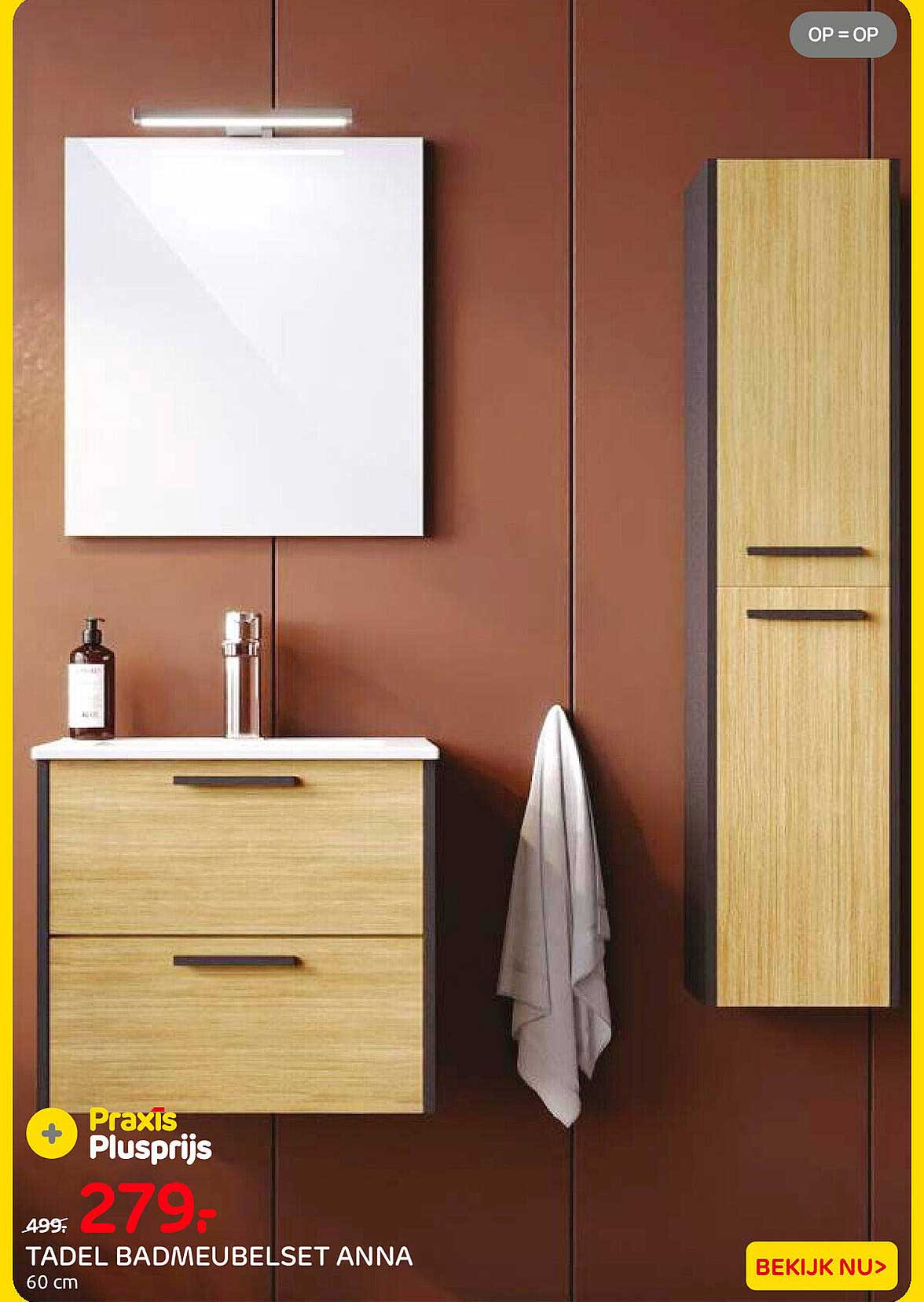 TADEL BADMEUBELSET ANNA 60 cm