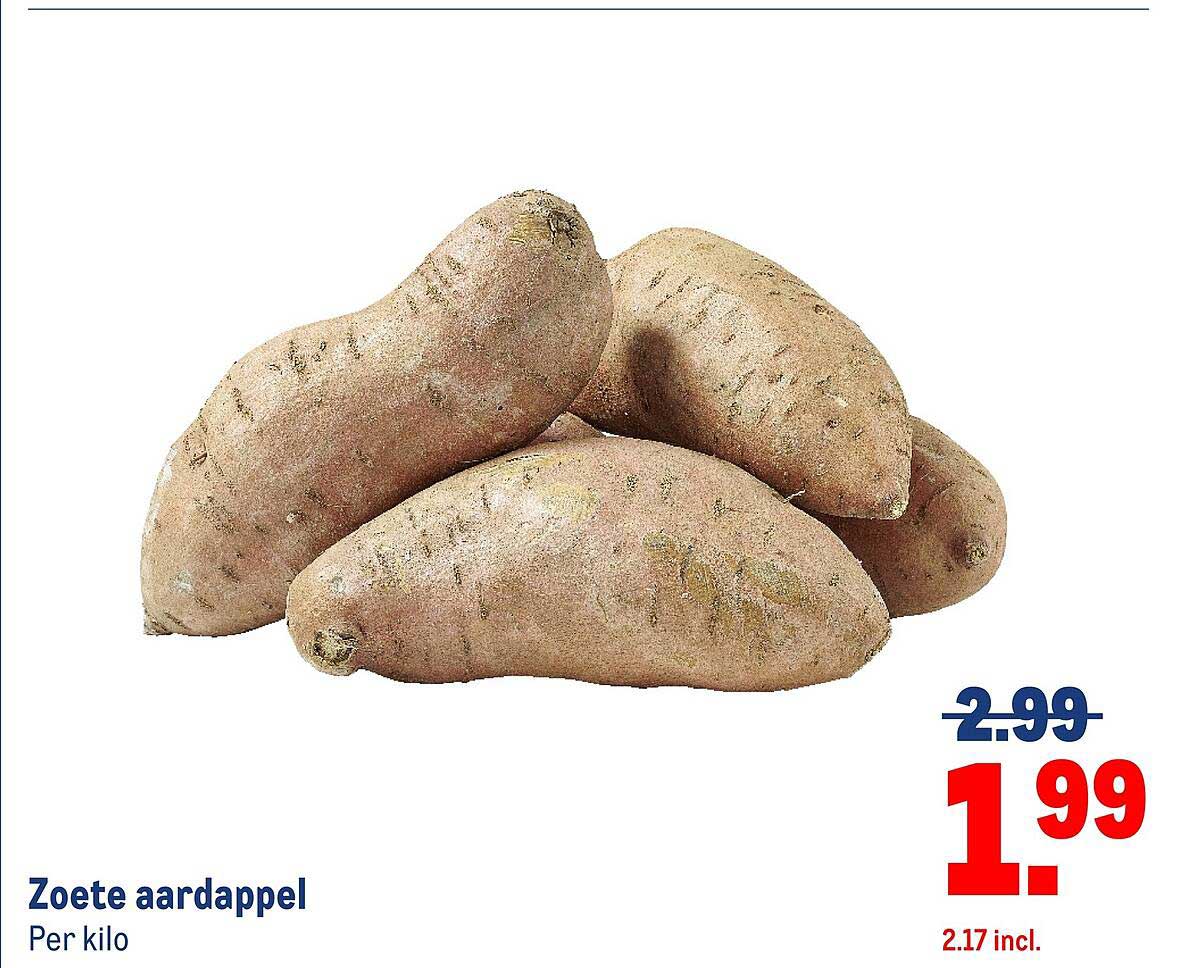 Zoete aardappel Per kilo