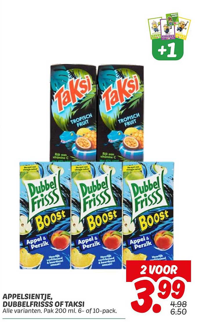Appelsientje, DubbelFrisss of Taksi