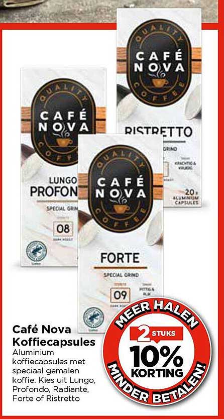 Café Nova Koffiecapsules
