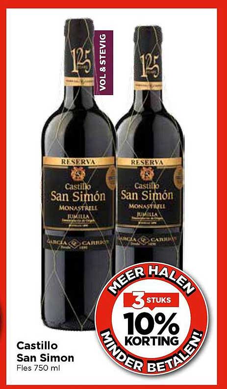Castillo San Simón Fles 750 ml