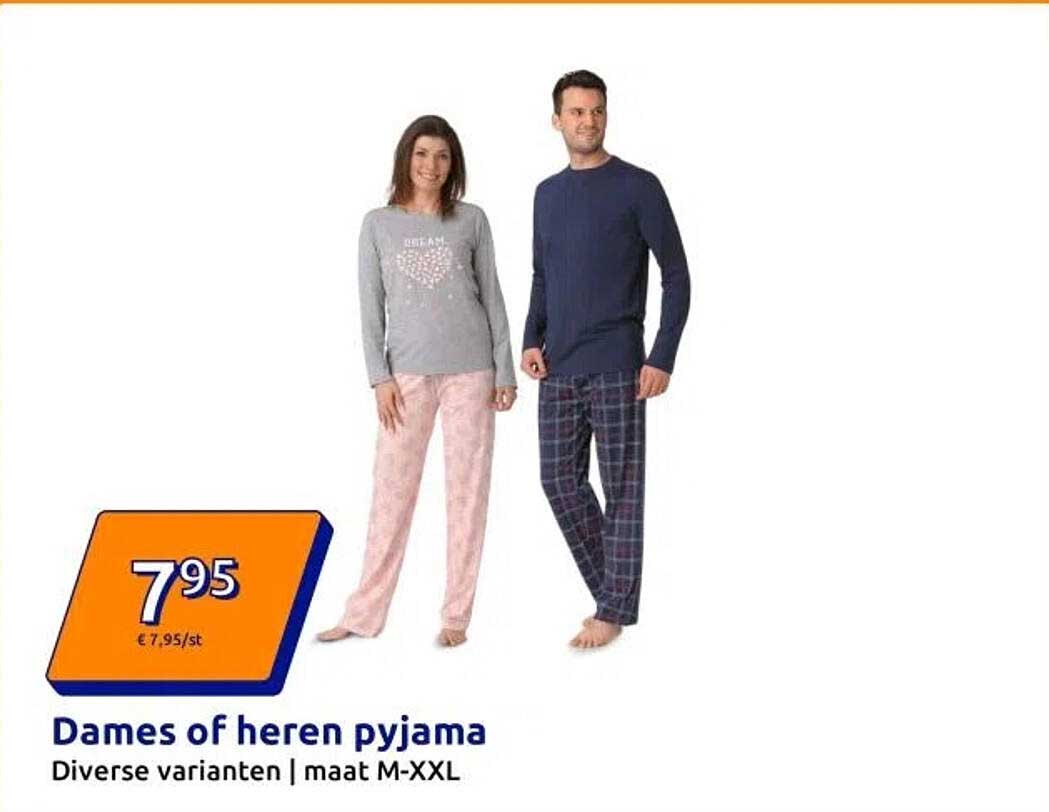 Dames of heren pyjama