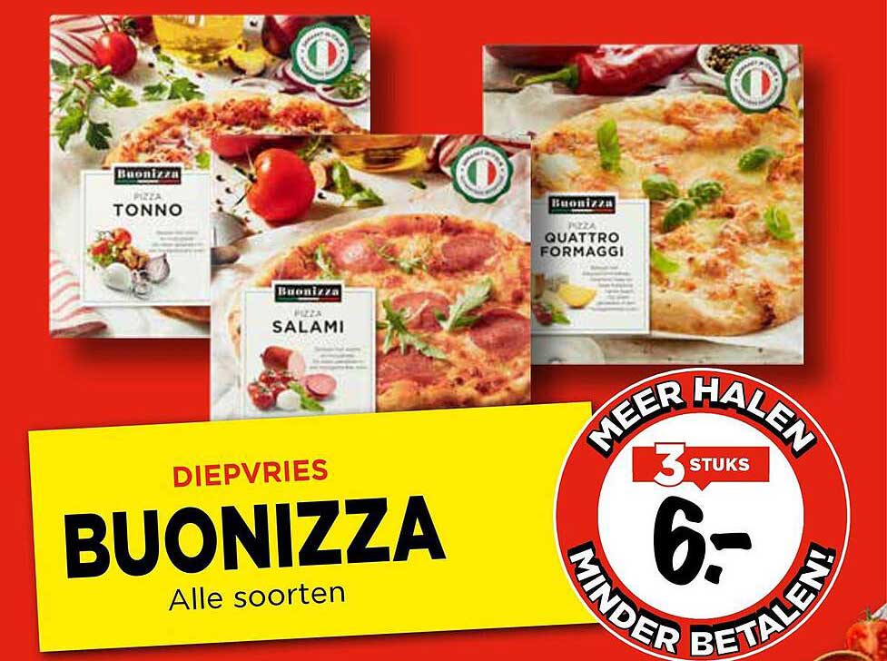 Diepvries BUONIZZA Alle soorten