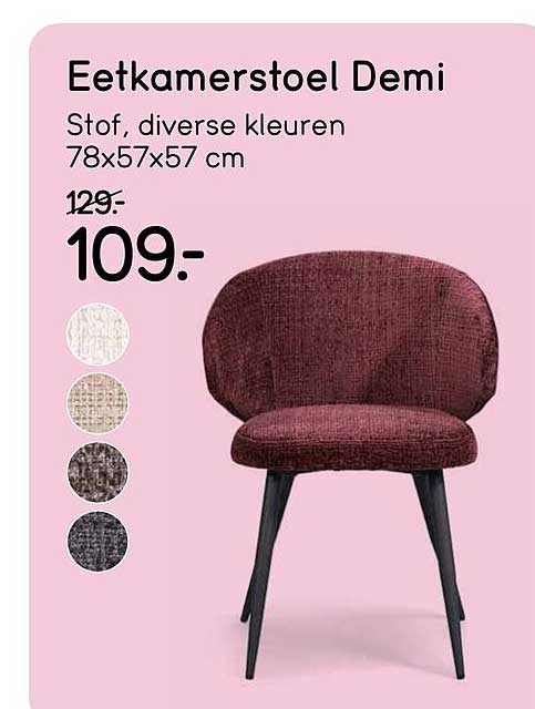 Eetkamerstoel Demi