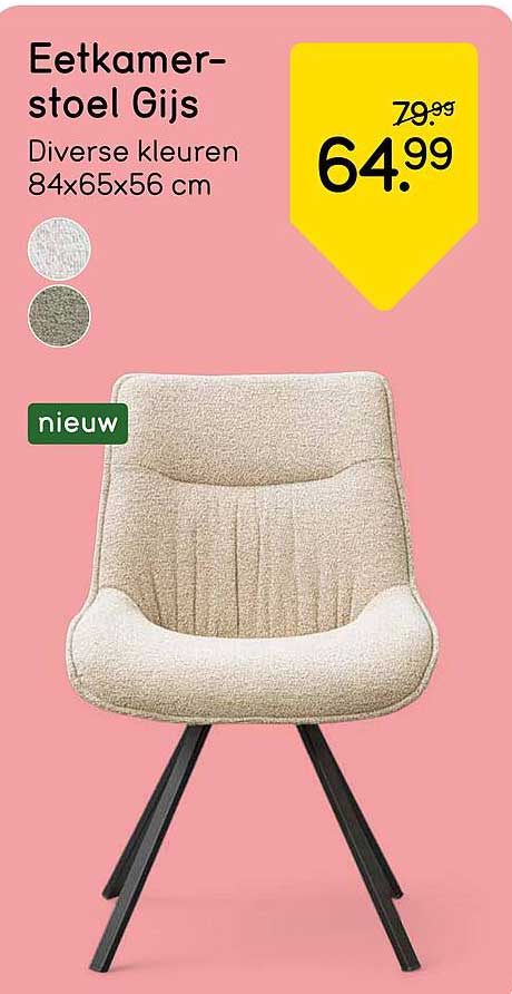 Eetkamerstoel Gijs